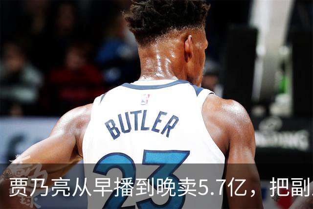 贾乃亮从早播到晚卖5.7亿，把副业干成了主业